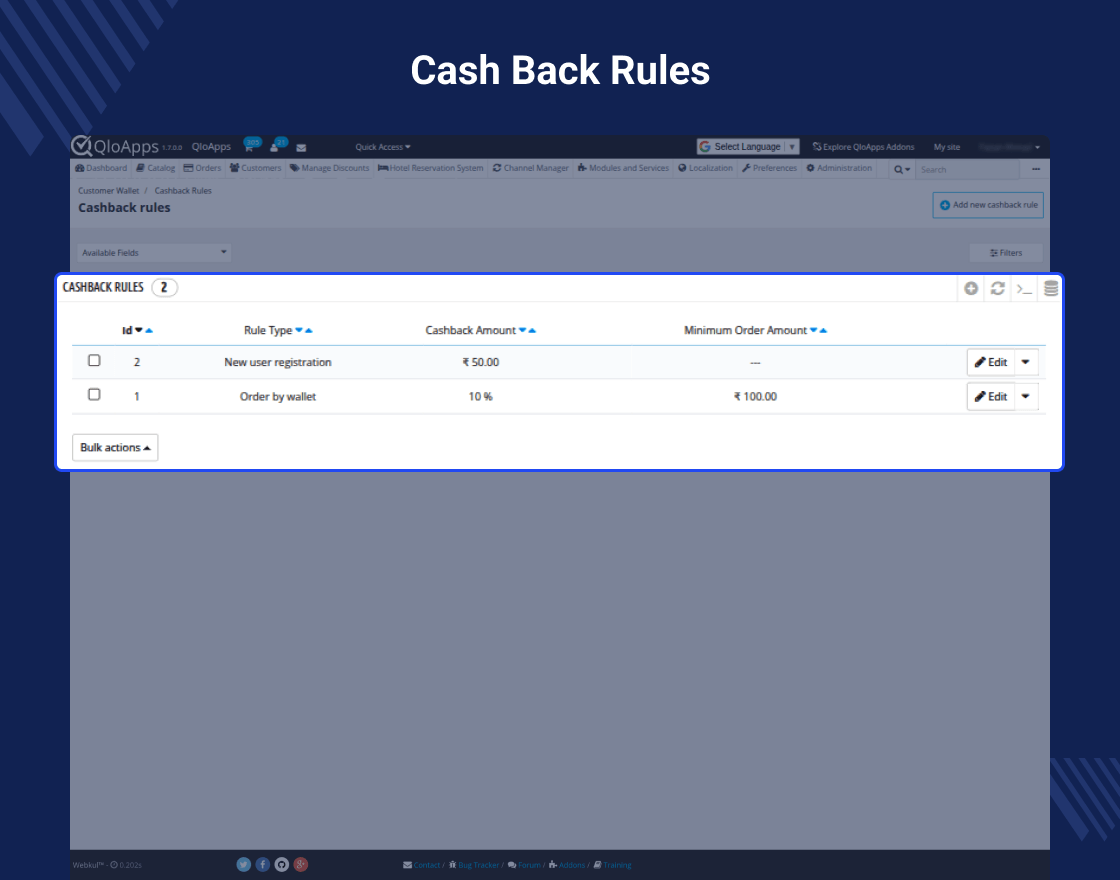 QloApps Customer Wallet