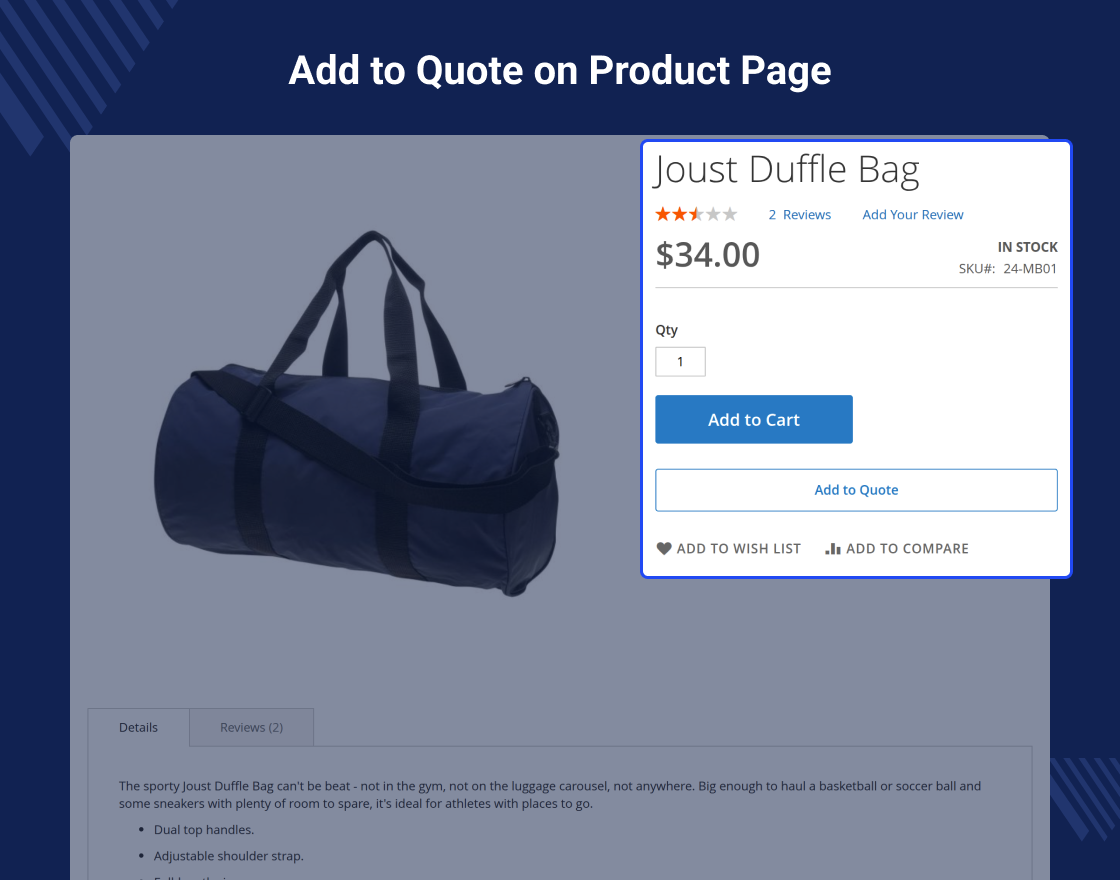 Magento 2 Quote Extension