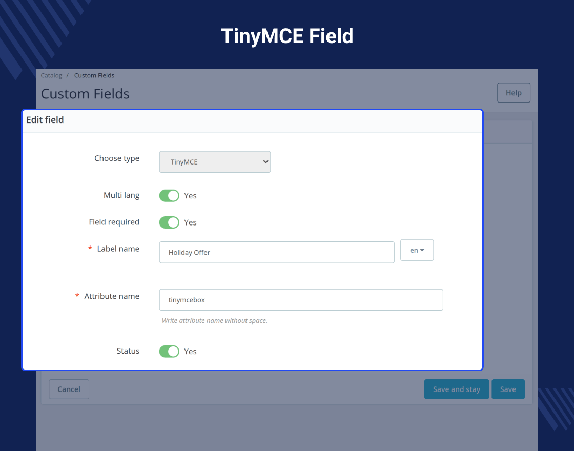 Prestashop Product Custom Field
