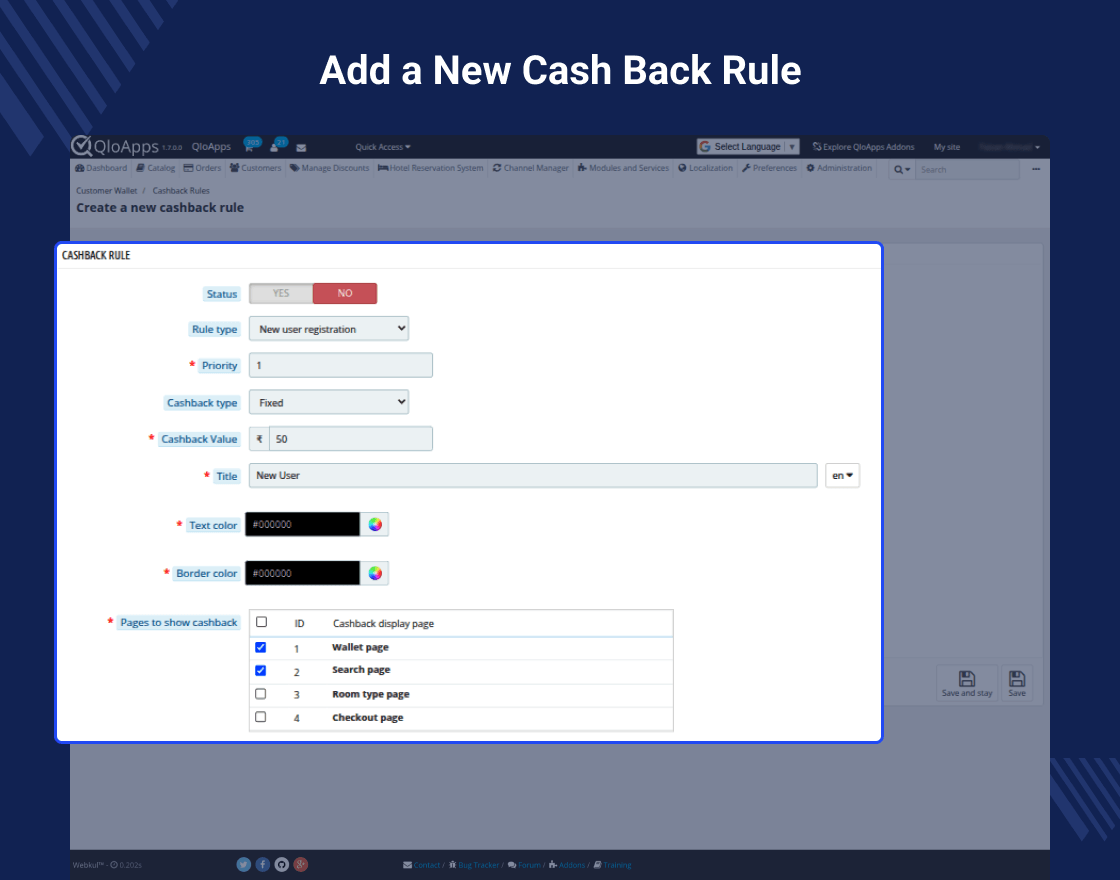 QloApps Customer Wallet