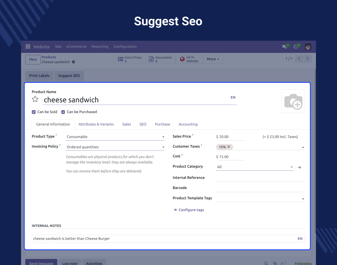 Odoo AI Engine (LLM)