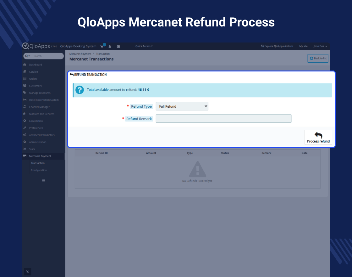 QloApps Mercanet Payment Gateway