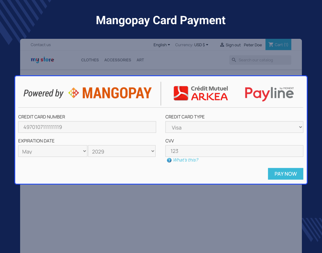 PrestaShop Marketplace Mangopay Payment