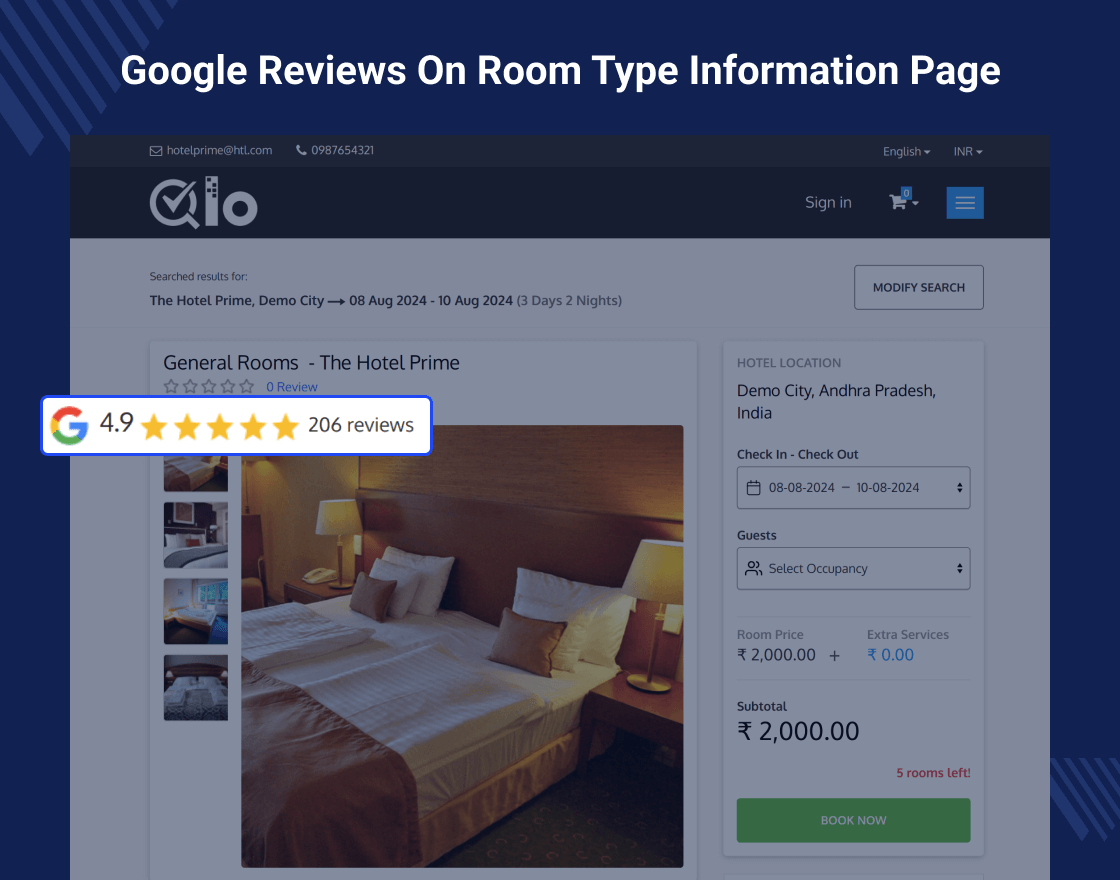 QloApps Google Reviews