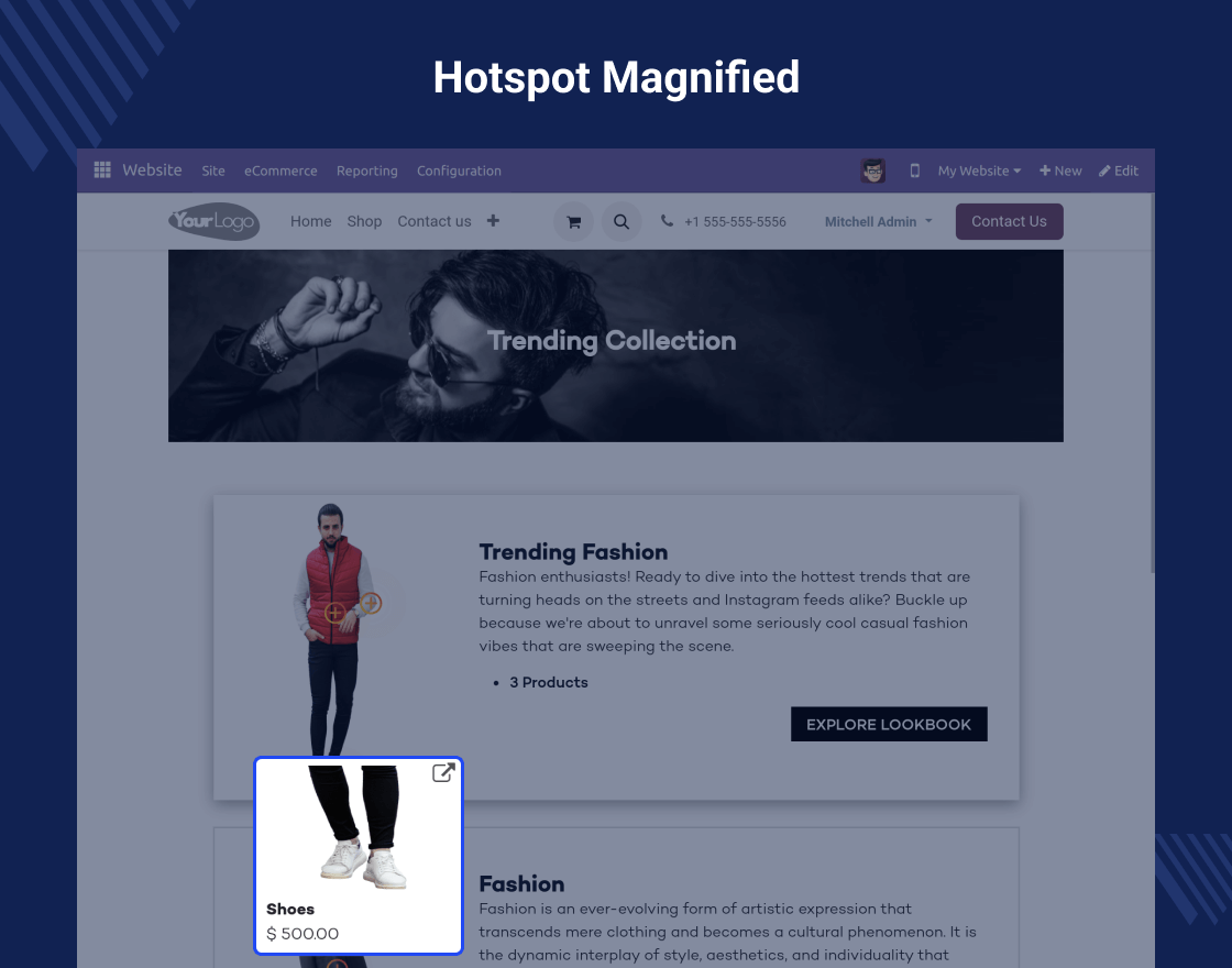Odoo Website Shop the Look