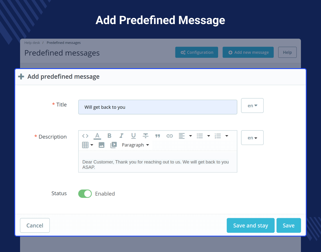 Prestashop Helpdesk