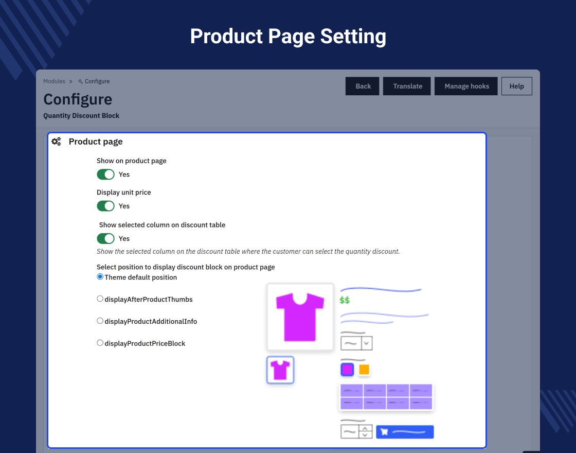 Prestashop Quantity Discount Block