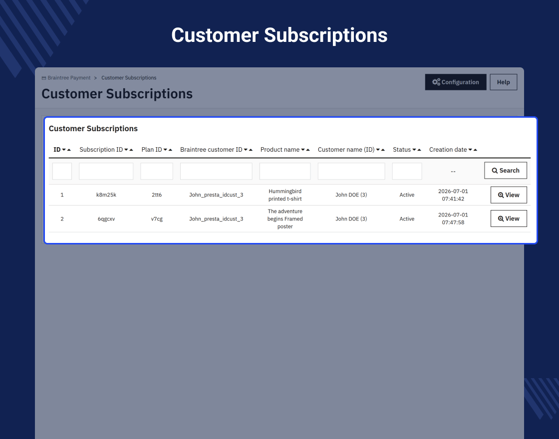 Prestashop Braintree Payment Gateway