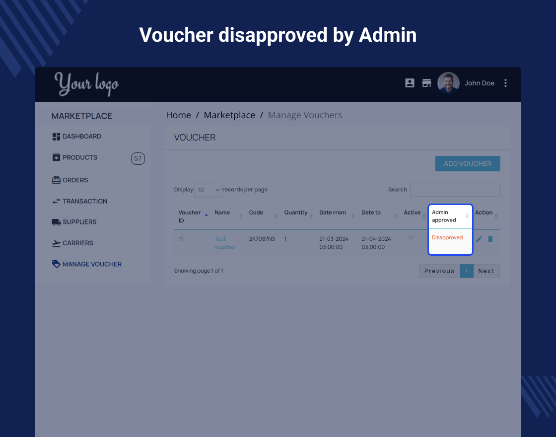 Prestashop Marketplace Seller Voucher