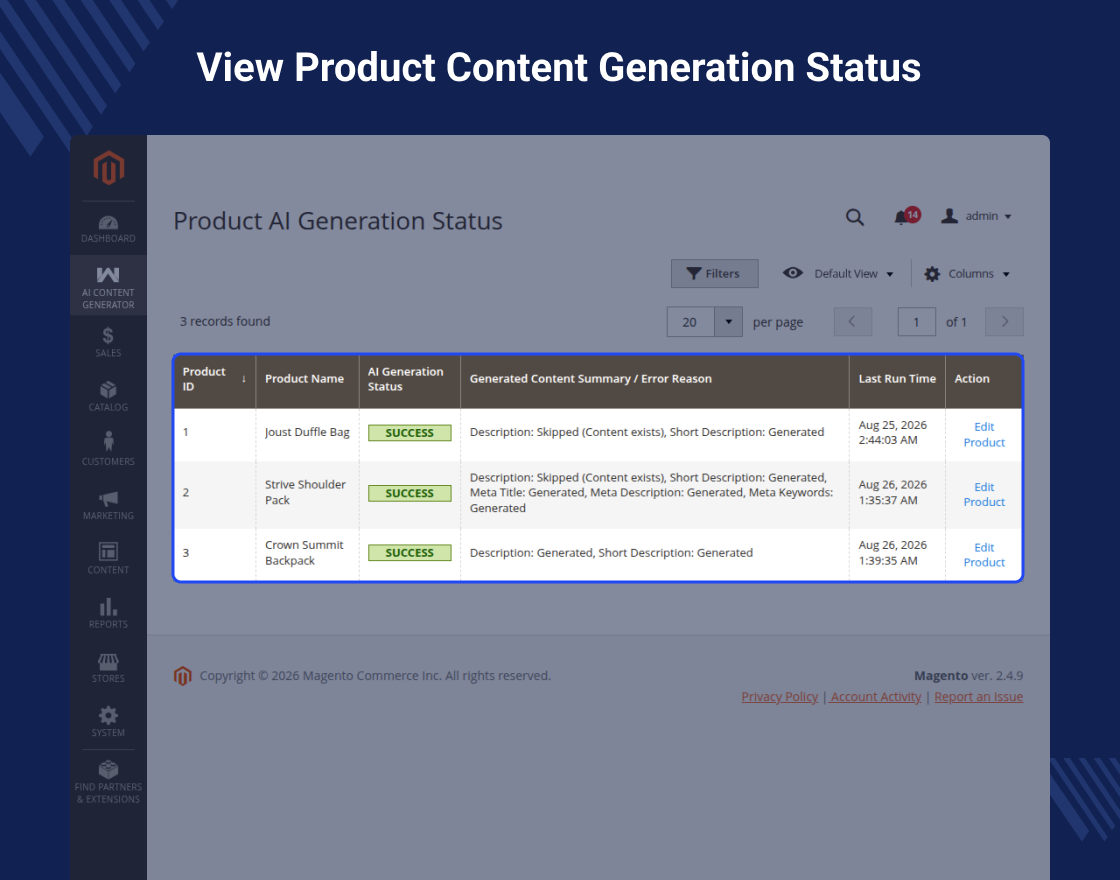 Magento 2 ChatGPT Extension