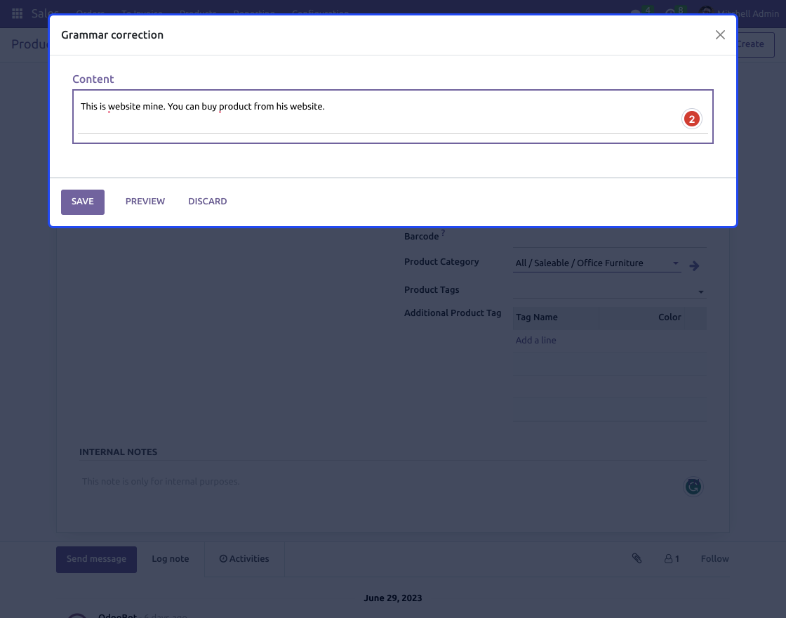 Odoo AI Engine (ChatGPT)