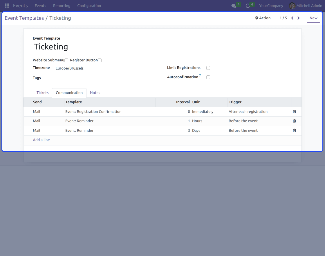Odoo Event: All in One