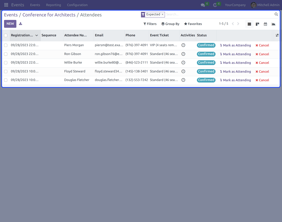 Odoo Event: All in One