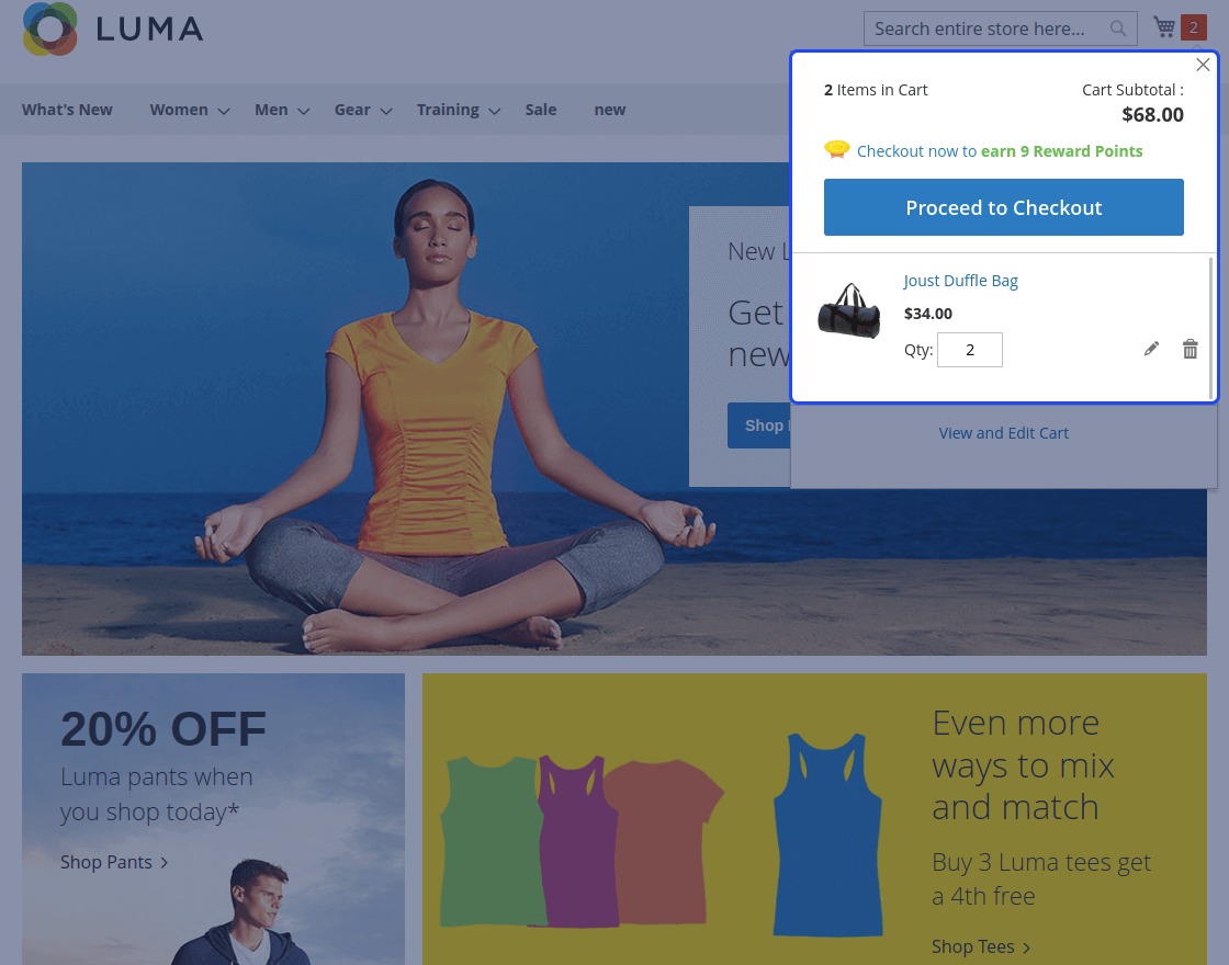 Magento 2 Reward Points Extension
