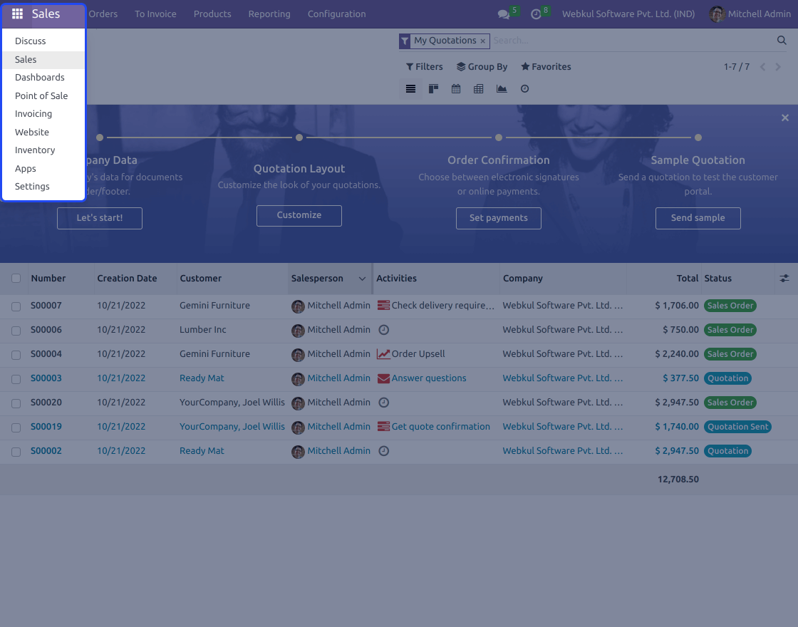 Odoo Sales Team: Default Stock Location