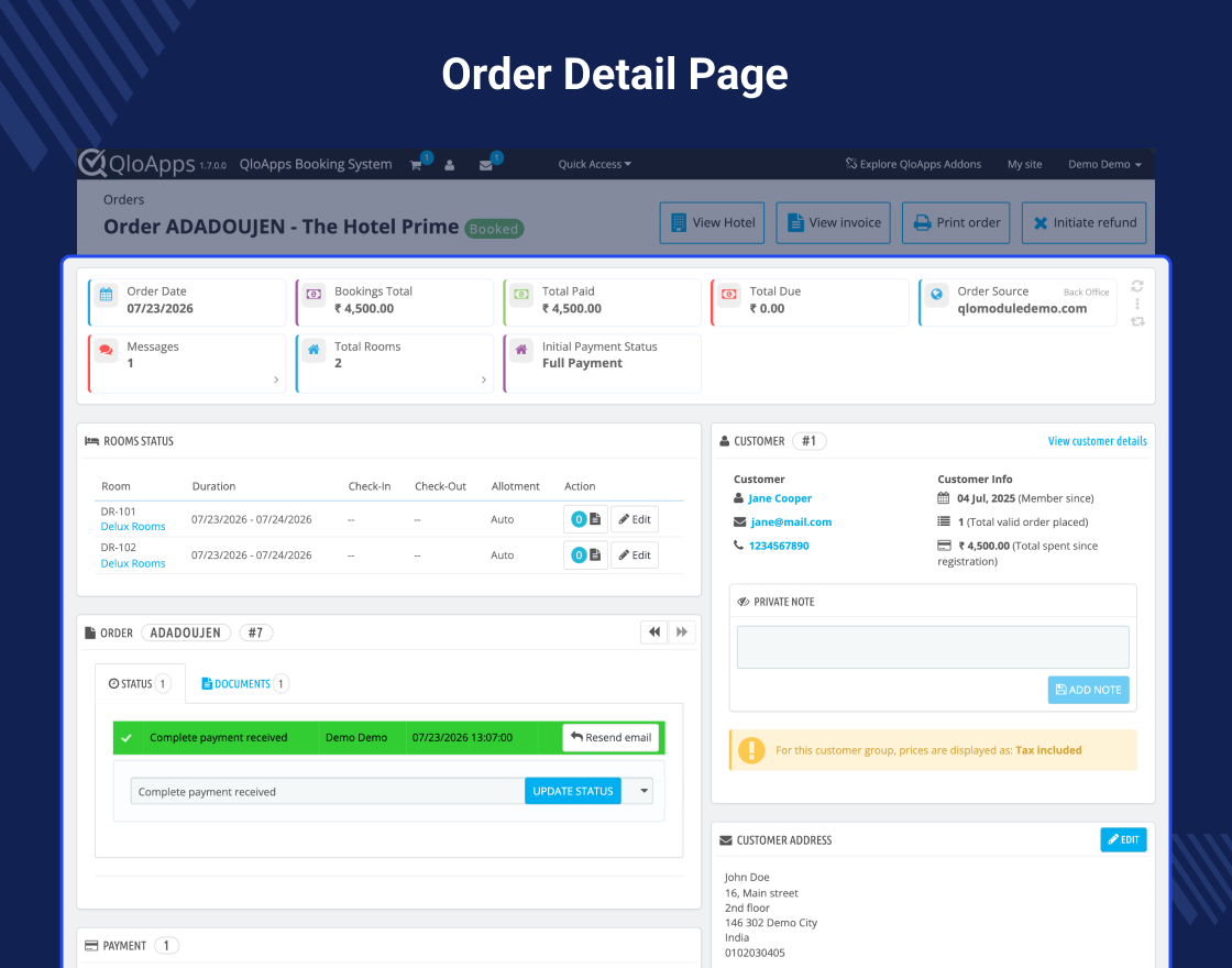 QloApps Group Booking