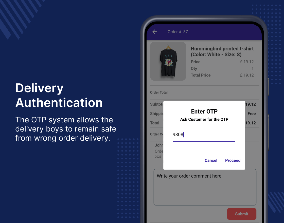 PrestaShop Delivery Boy App