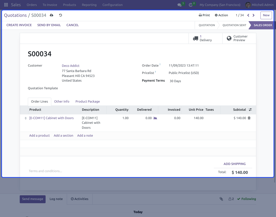 Odoo Royal Mail Proshipping Delivery Carrier