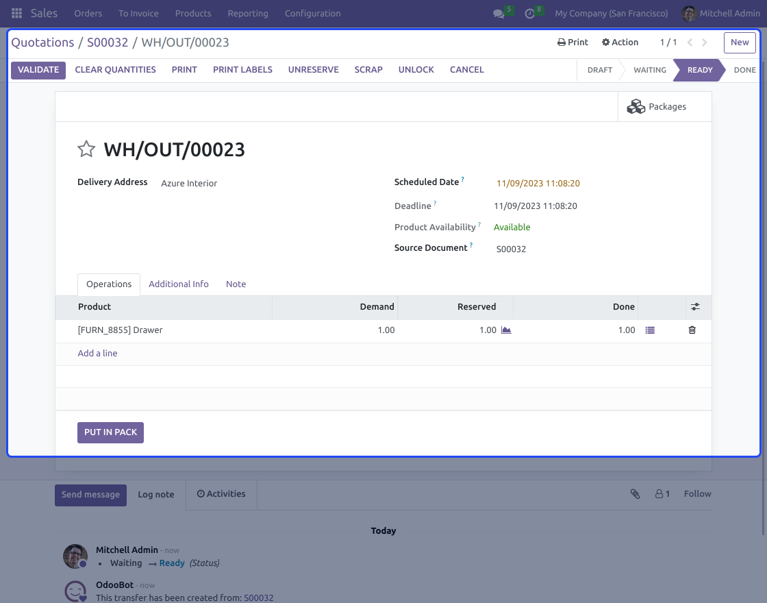 Odoo Royal Mail Proshipping Delivery Carrier