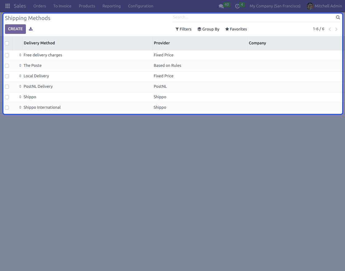 Odoo Shippo Shipping Integration