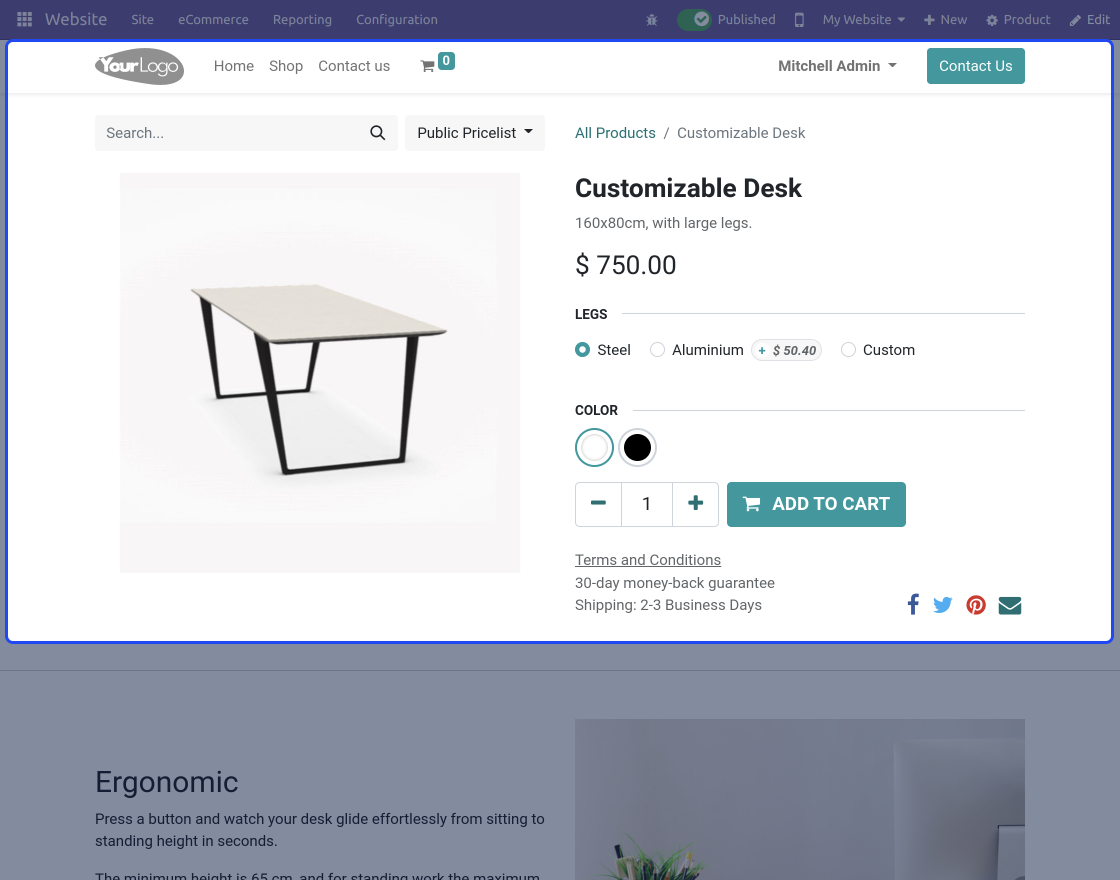 Odoo Website Datatrans Payment Gateway