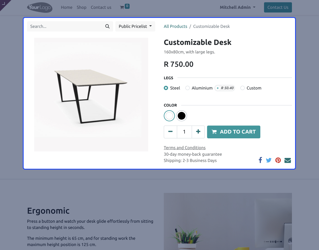 Odoo Website Payfast Payment Acquirer