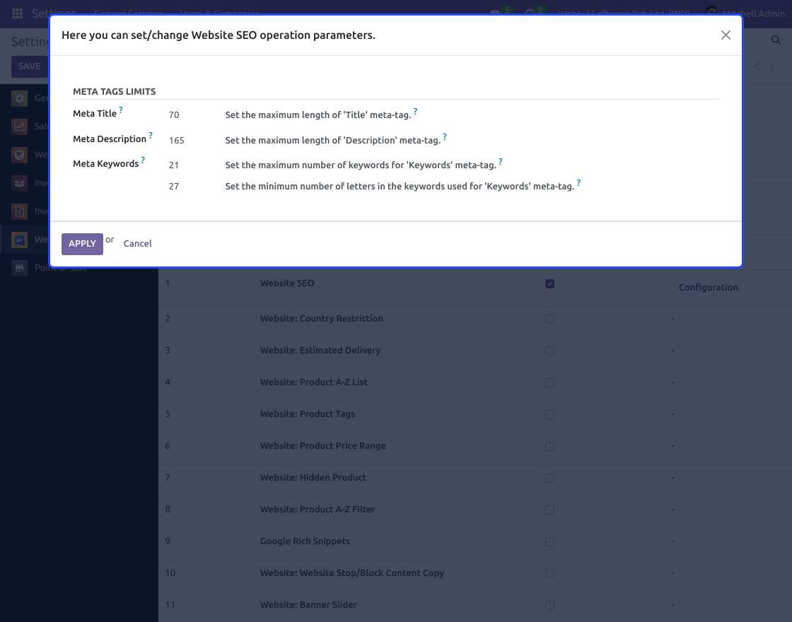 Odoo Website SEO Suite