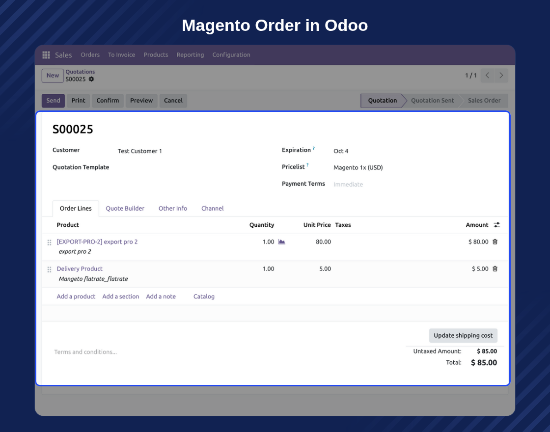 Multi-Channel Odoo Bridge for Magento (OpenMage)