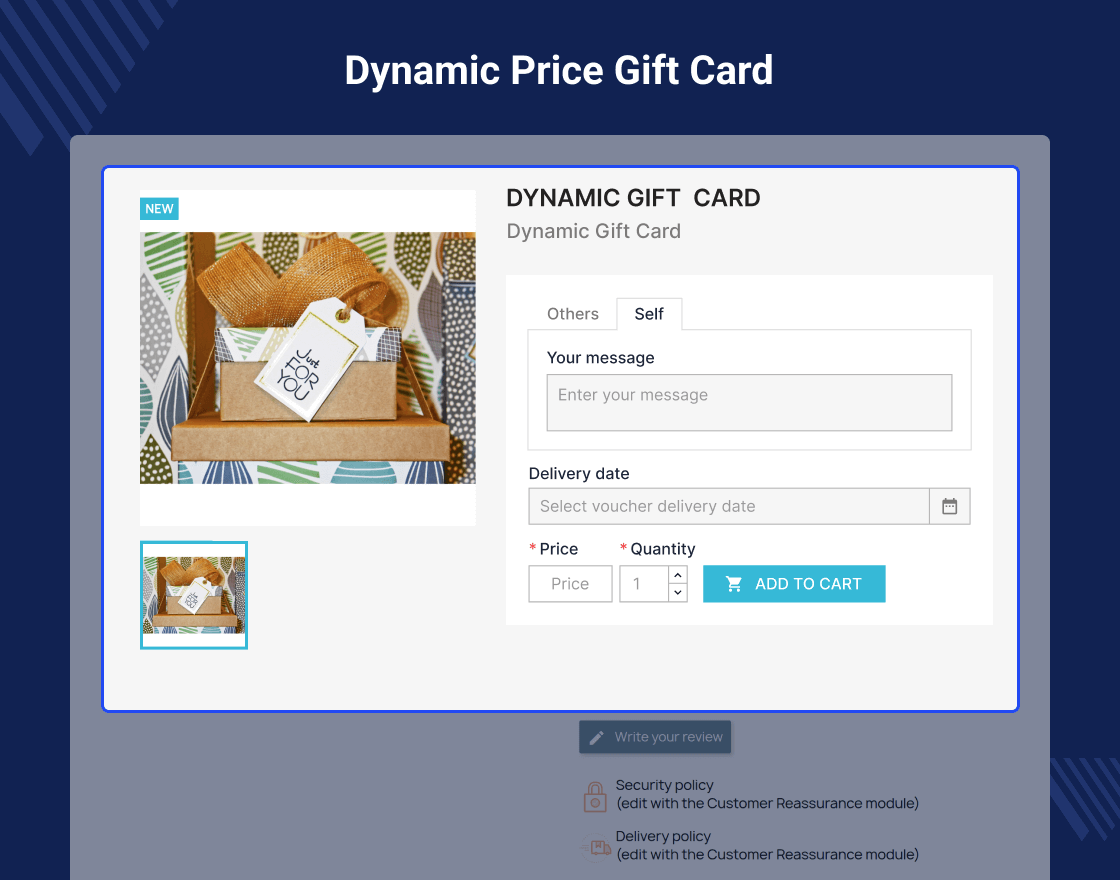 Prestashop Gift Card