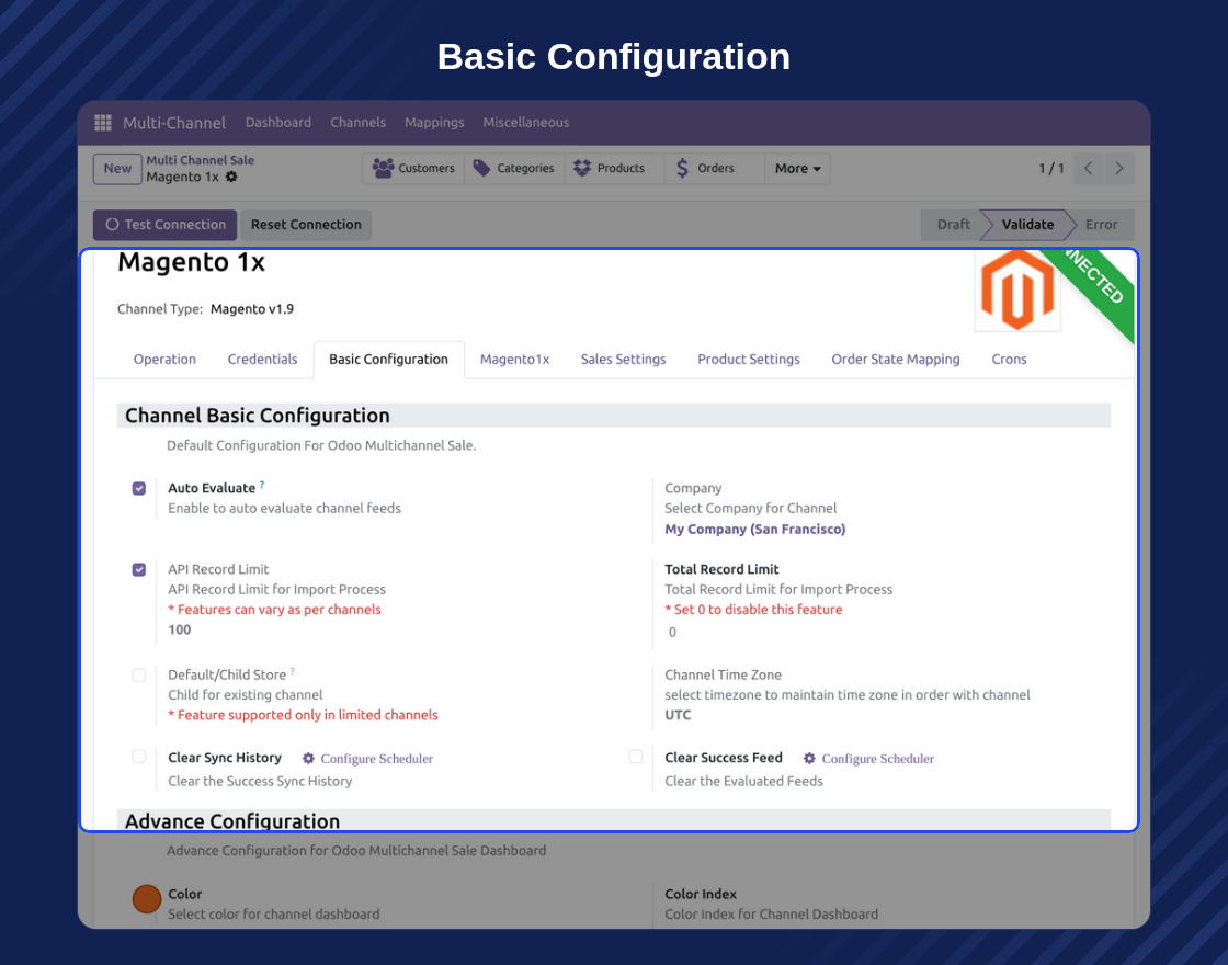 Multi-Channel Odoo Bridge for Magento (OpenMage)