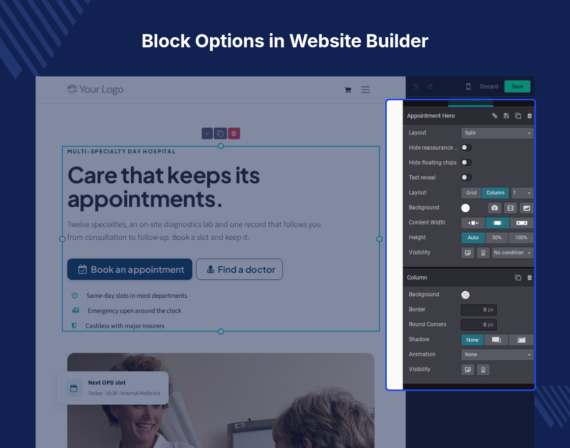 Odoo Medivora | Healthcare and Medical Theme