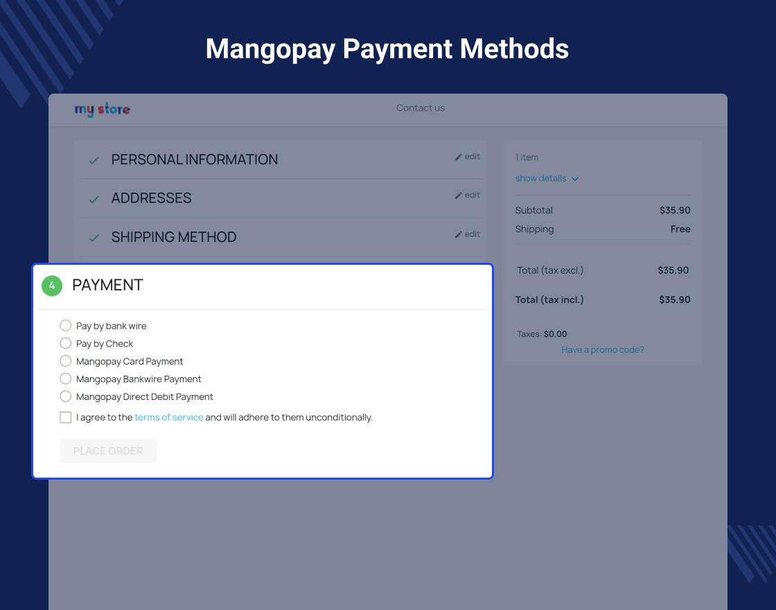 PrestaShop Marketplace Mangopay Payment