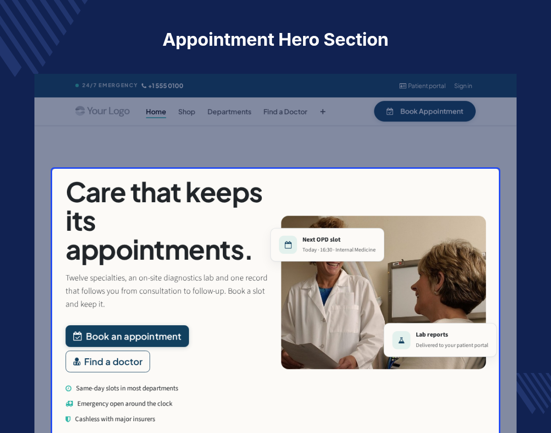 Odoo Medivora | Healthcare and Medical Theme