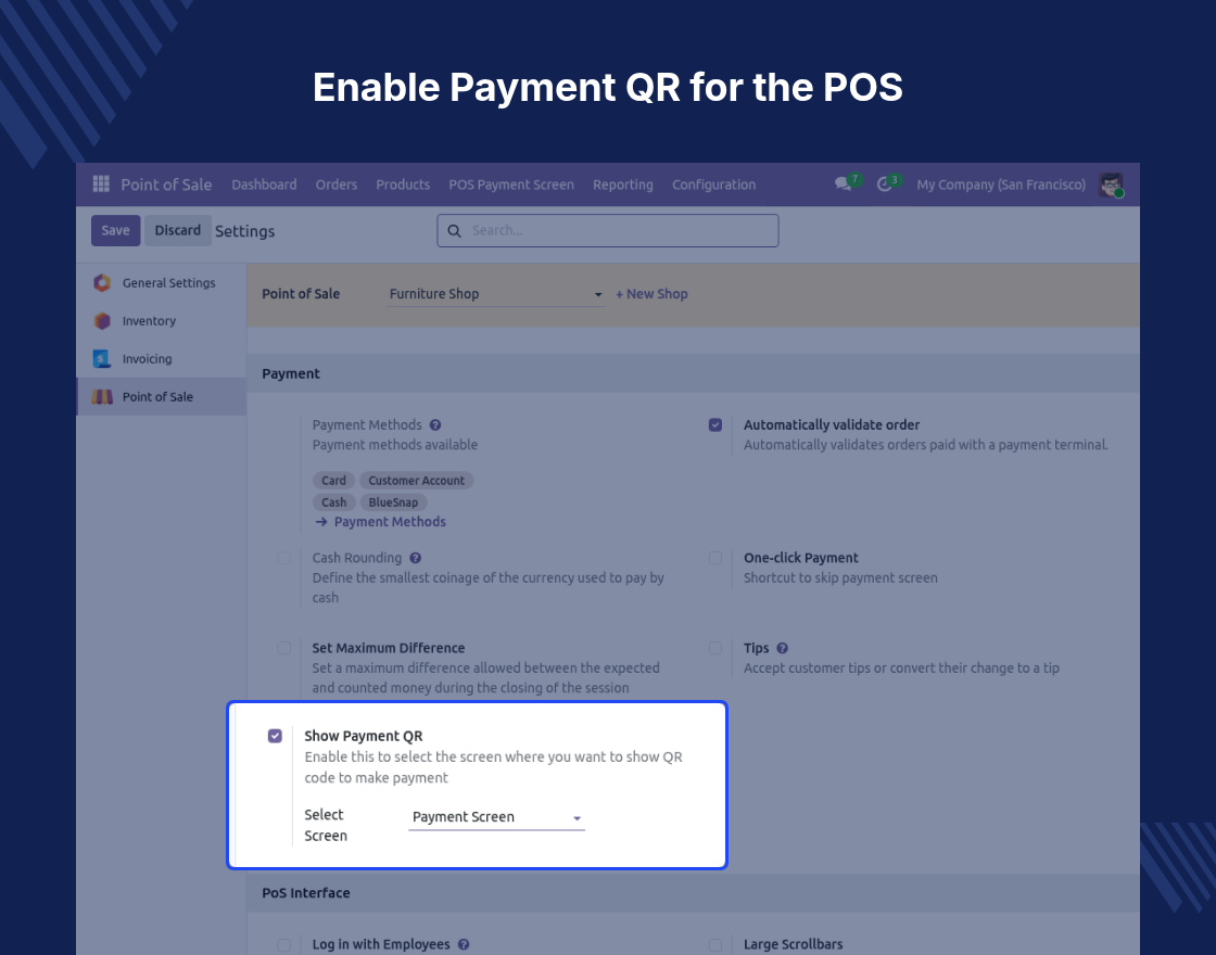 Odoo POS BlueSnap Payment Acquirer