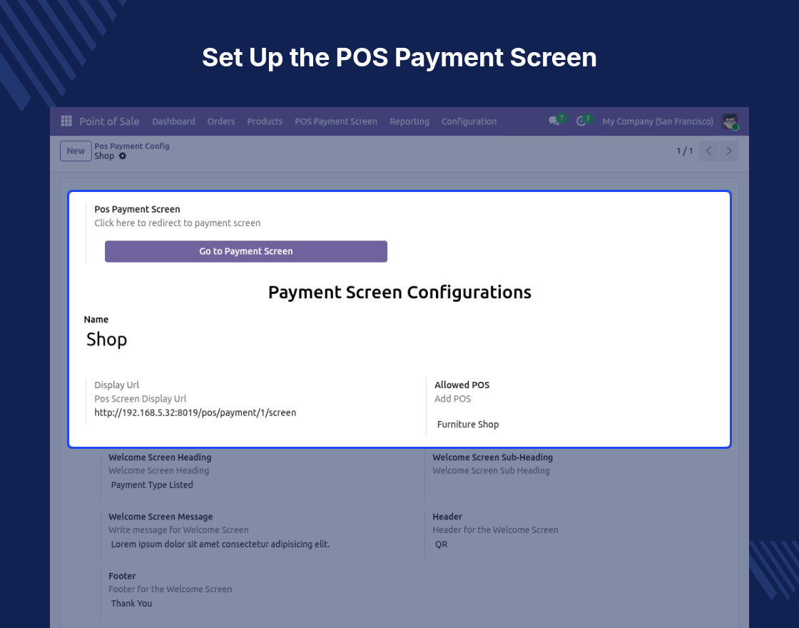 Odoo POS BlueSnap Payment Acquirer