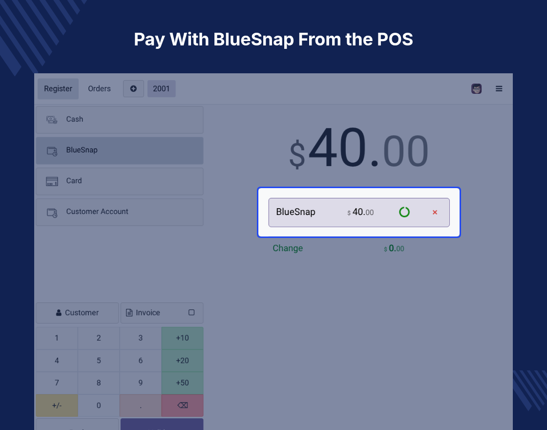 Odoo POS BlueSnap Payment Acquirer