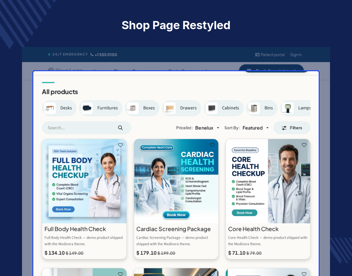 Odoo Medivora | Healthcare and Medical Theme
