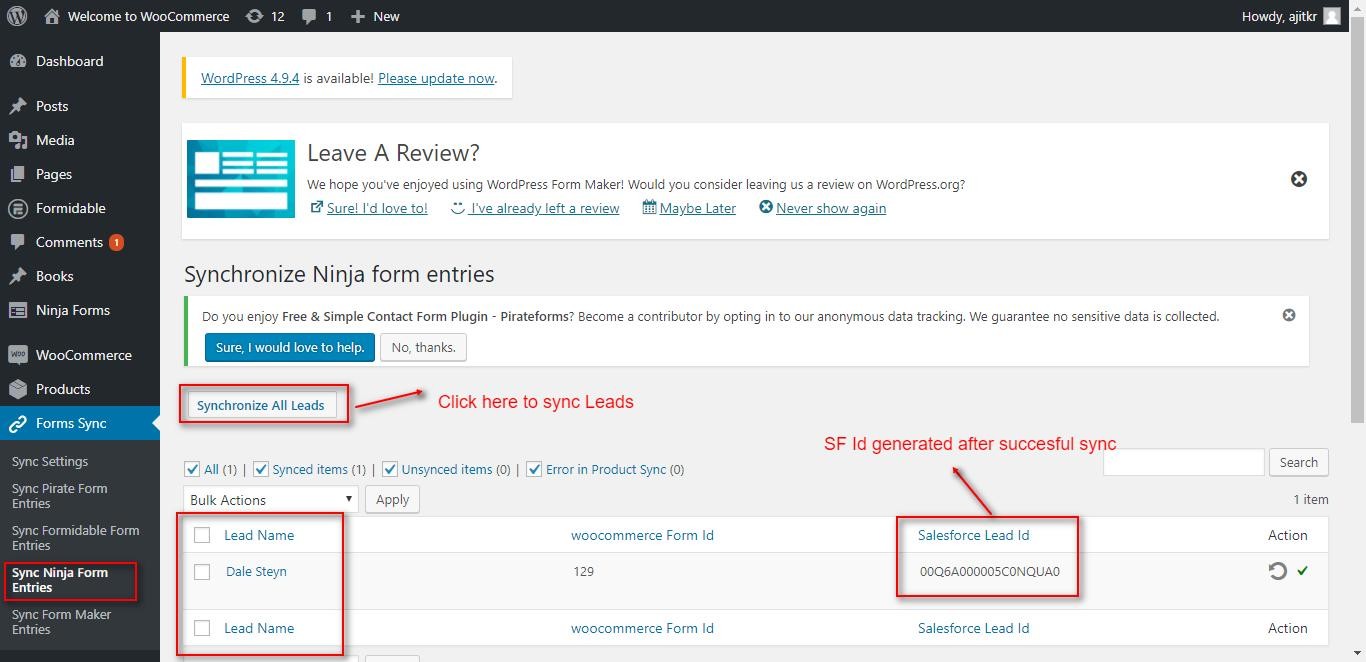 Wordpress Contact To Salesforce Lead