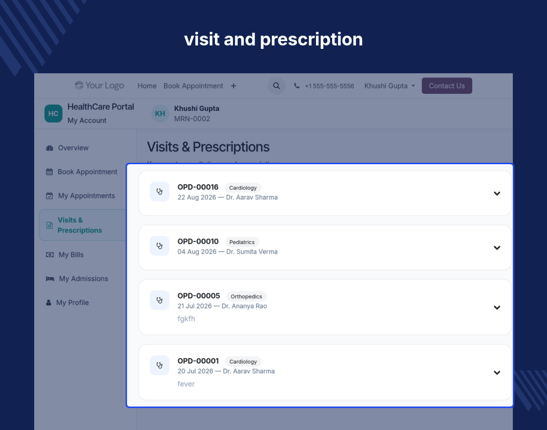 Odoo Hospital Management System
