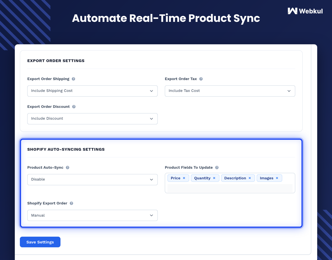 WooCommerce Multi Vendor Shopify Connector