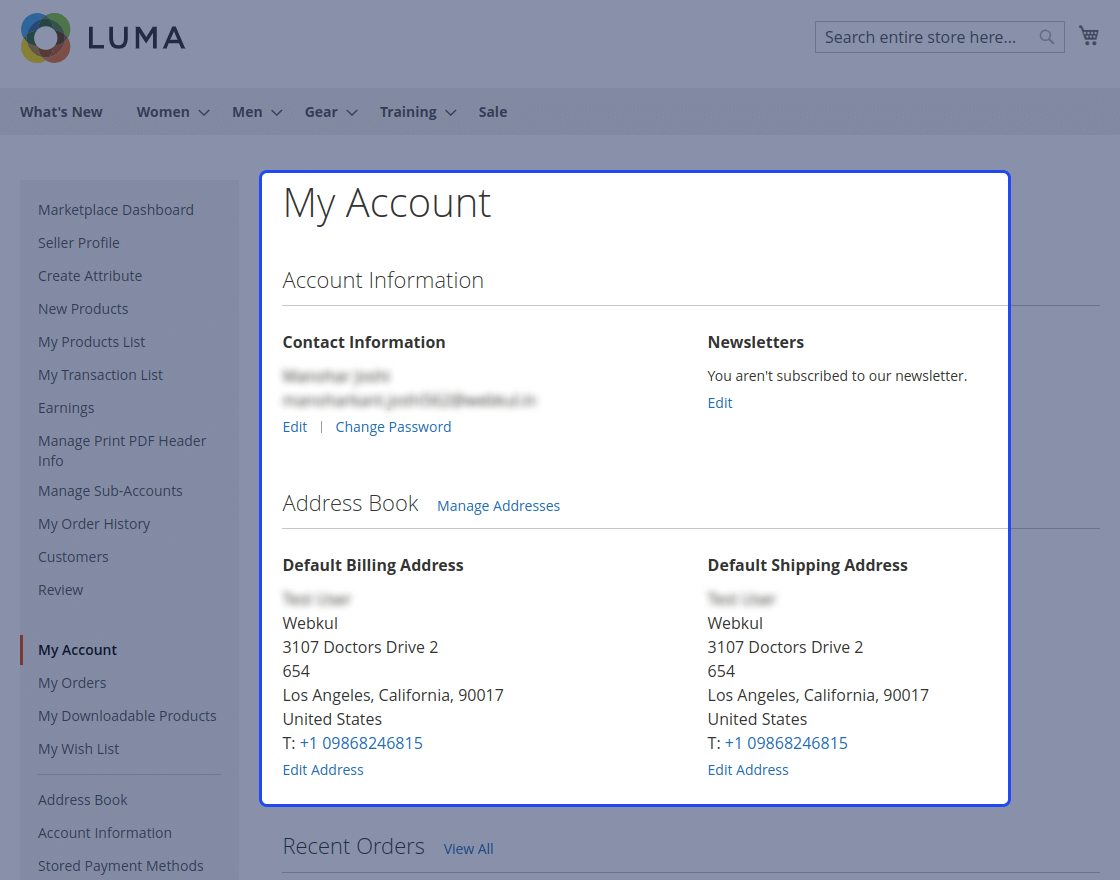 Magento 2 Marketplace Vendor Sub Accounts 