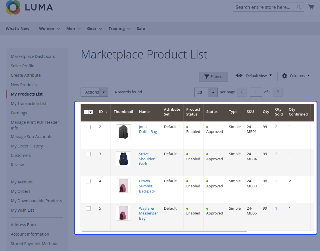 Magento 2 Marketplace Vendor Sub Accounts 