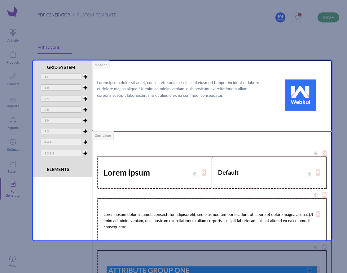 Akeneo Product PDF Generator