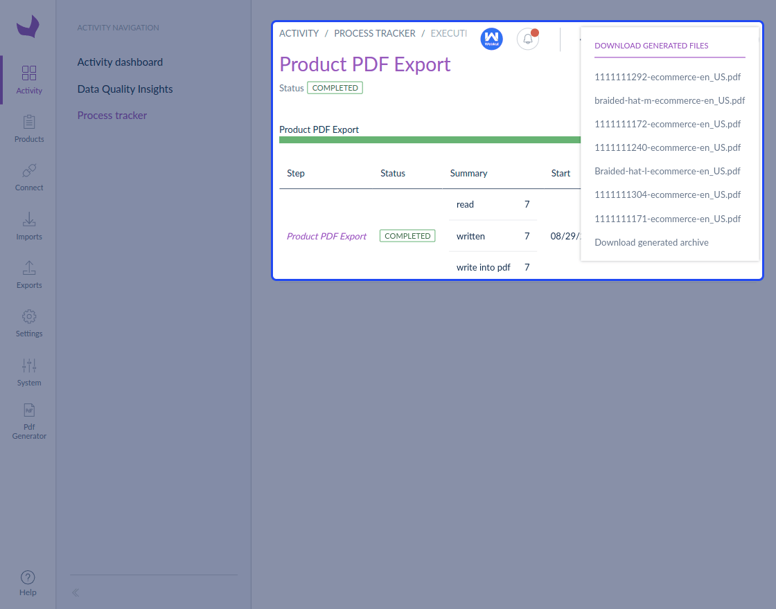 Akeneo Product PDF Generator