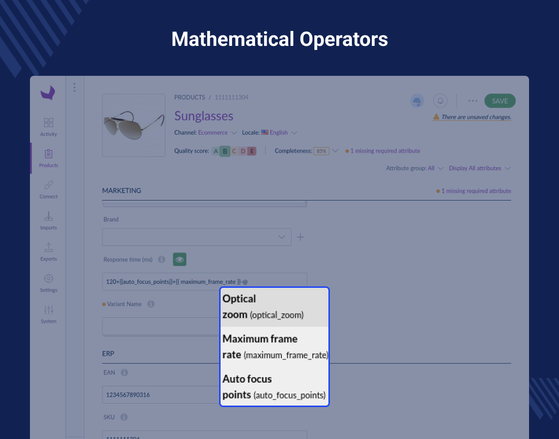 Akeneo Template Connector