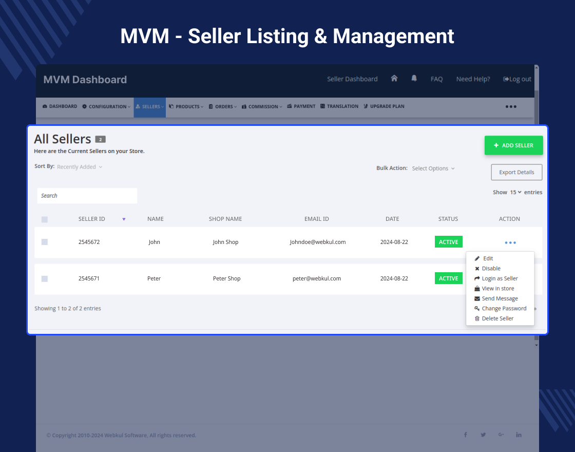 Commercetools Multi Vendor Marketplace Integration