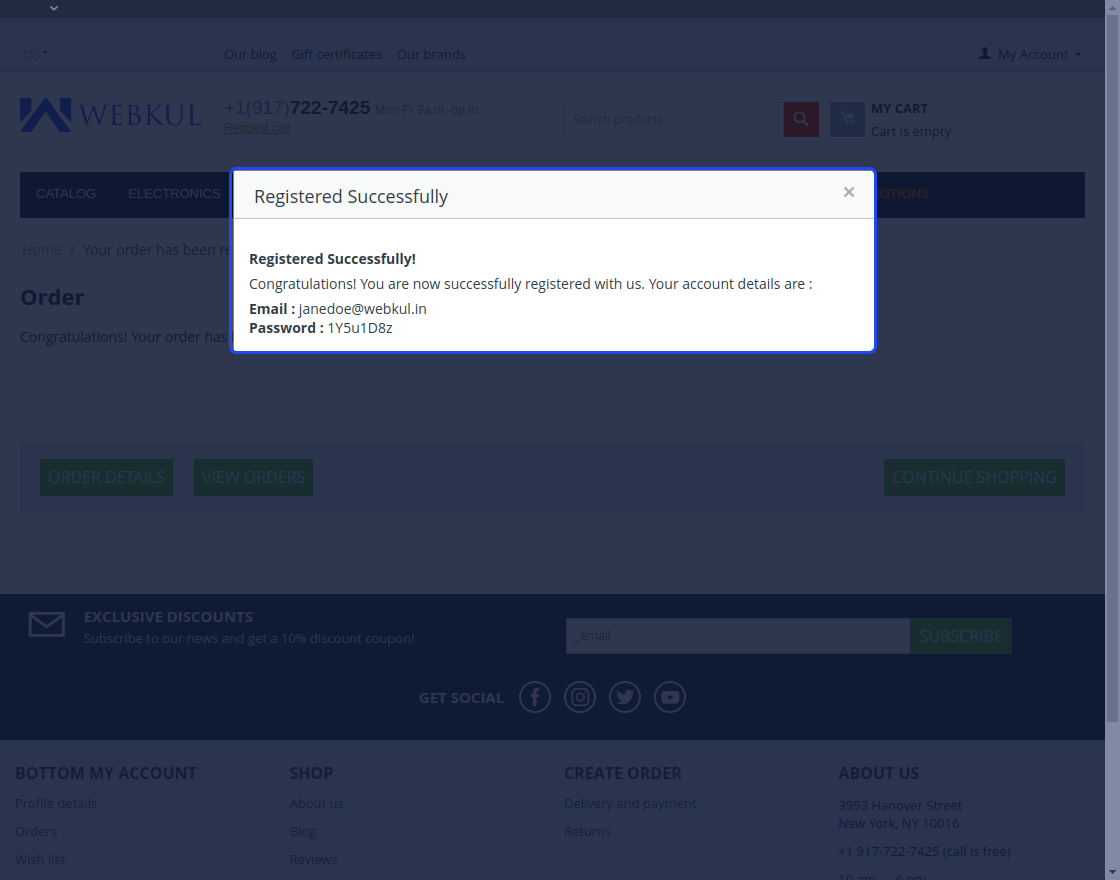 CS-Cart Auto Guest Registration