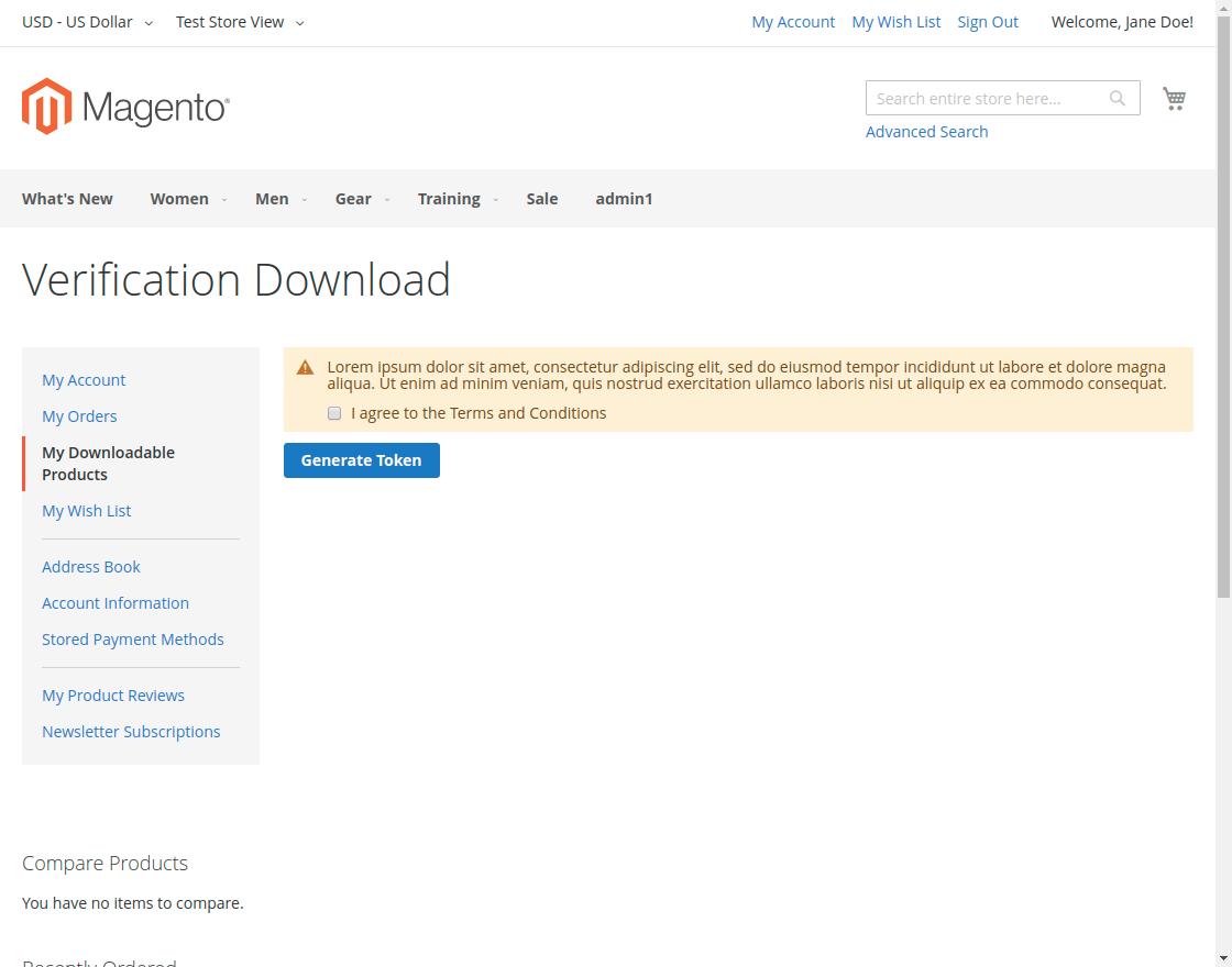 Secret Key Verification for Magento 2
