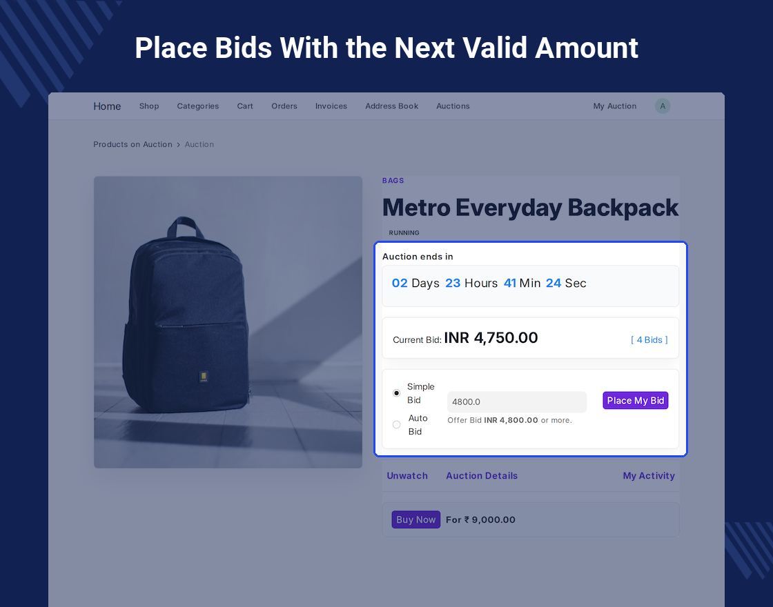ERPNext Website Auction
