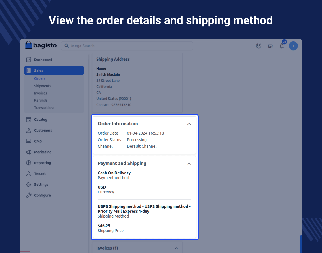 Laravel (Bagisto) SaaS USPS Shipping